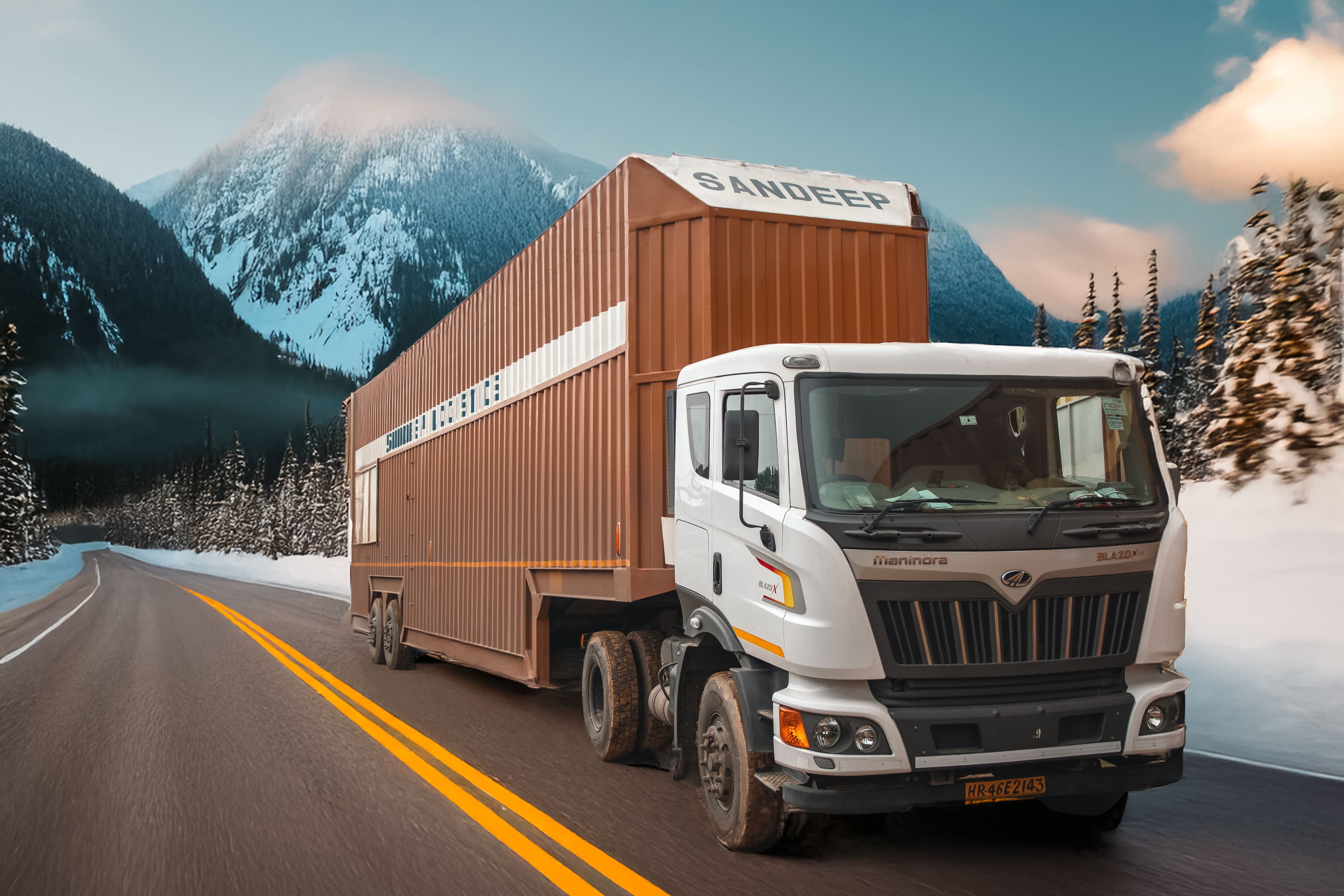 Sandeep Logistics Truck